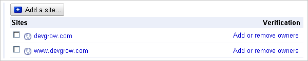 Setting Preferred Domain in Google Webmaster Tools